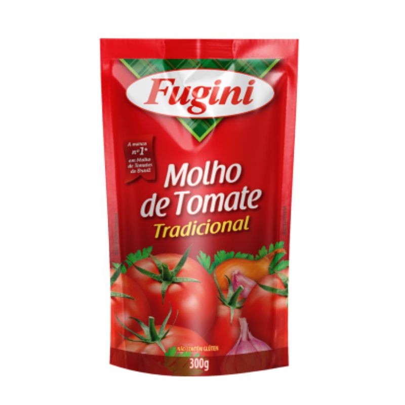 Molho Tomate Fugini Tradicional Stand-up 300g
