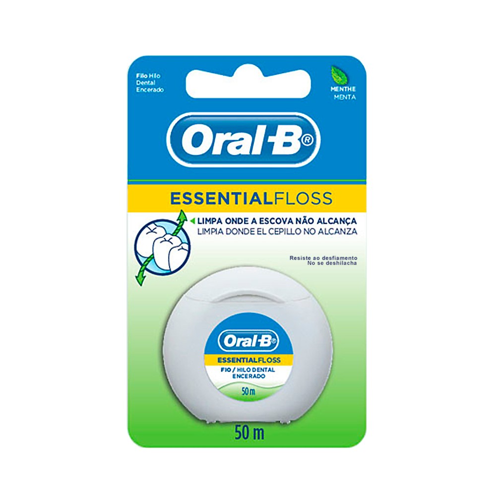 Fio Dental Encerado Menta Oral-B 50m