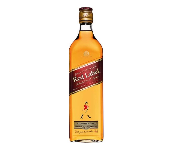 Whisky Escocês Blended Red Label Johnnie Walker Garrafa 1l