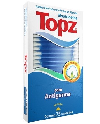 Hastes Flexíveis TOPZ 75 unidades