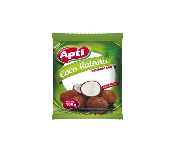 Coco Ralado Apti Desidratado Sem Açúcar 100g