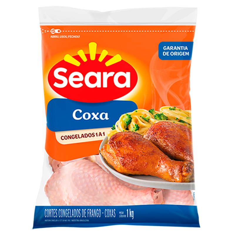Coxas de Frango Seara Pacote 1KG