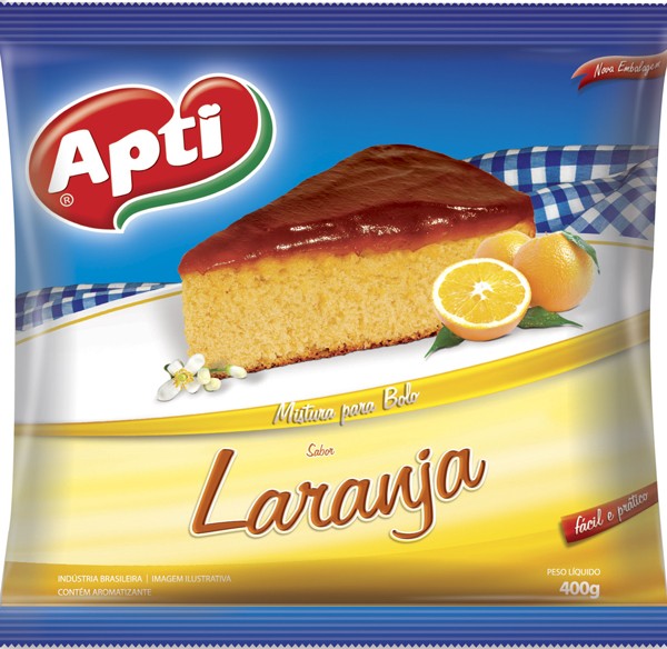 Mistura para Bolo Sabor Laranja APTI 400g