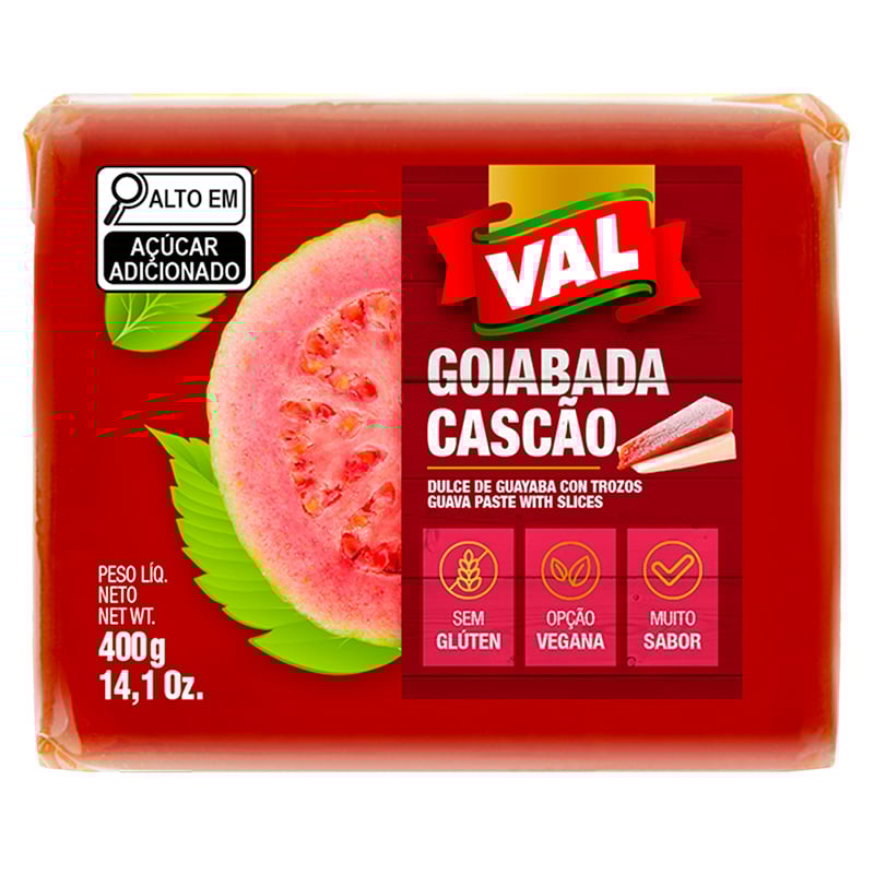 Goiabada VAL Cascão Pacote 400g