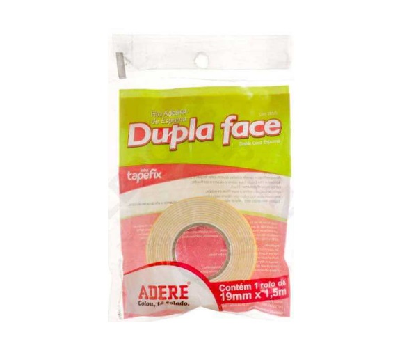 FITA ADERE DUP FACE 12MMX1,5M ESPUMA 