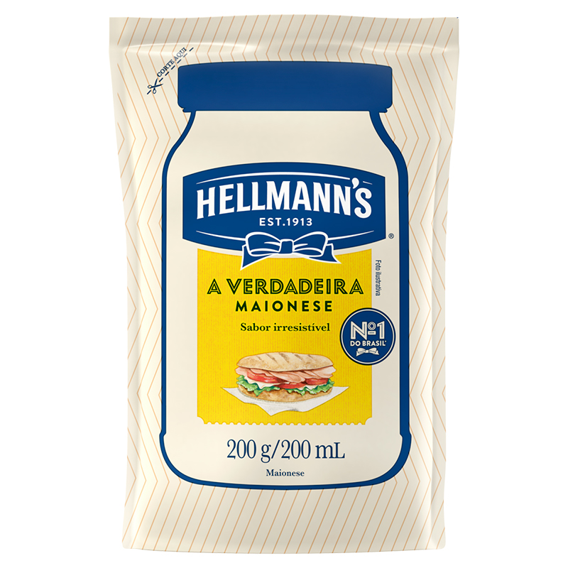Maionese Hellmanns's Sachê 200g