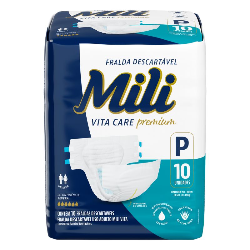 FRALDA DEC MILI VITA CARE ADULTO P