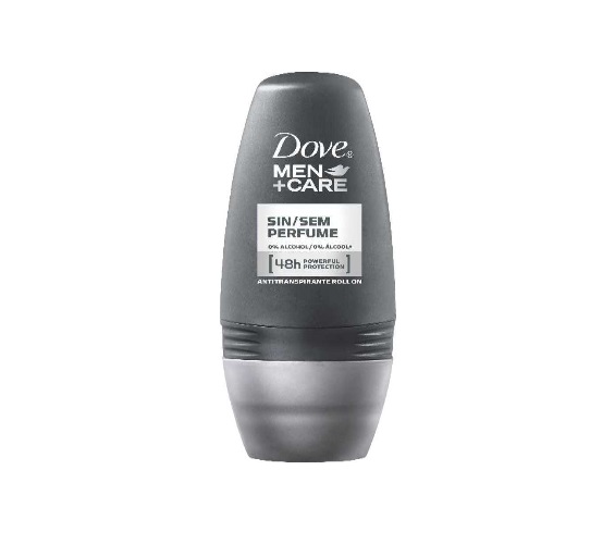 Antitranspirante Roll-On sem Perfume Dove Men+Care 50ml