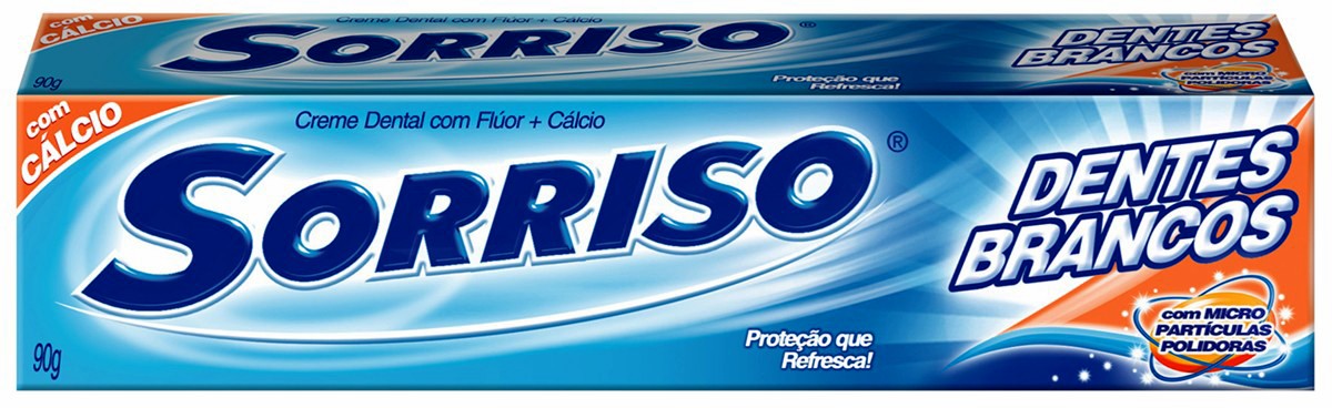 Creme Dental Sorriso Dentes Brancos Caixa 90g