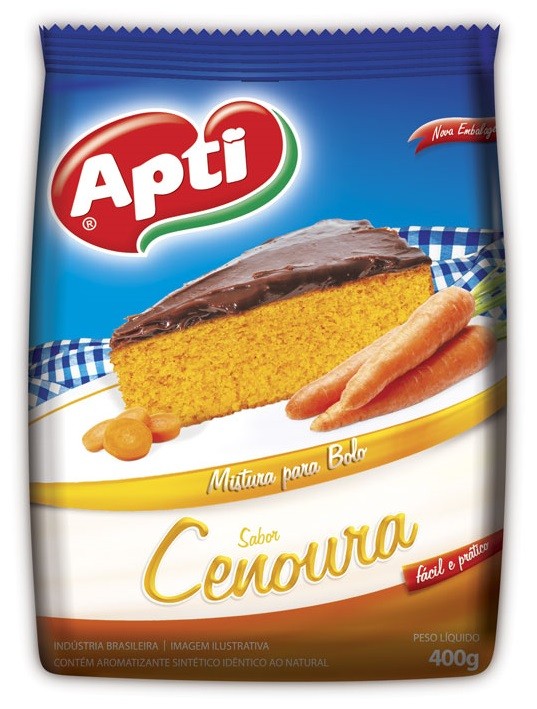 Mistura para Bolo Sabor Cenoura APTI 400g