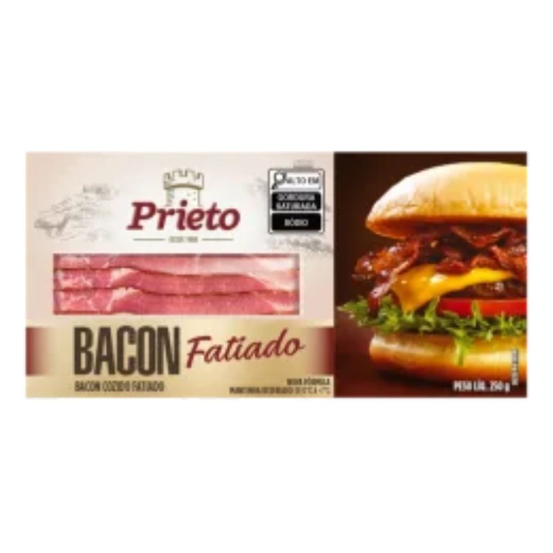 Bacon Prieto Fatiado 250g