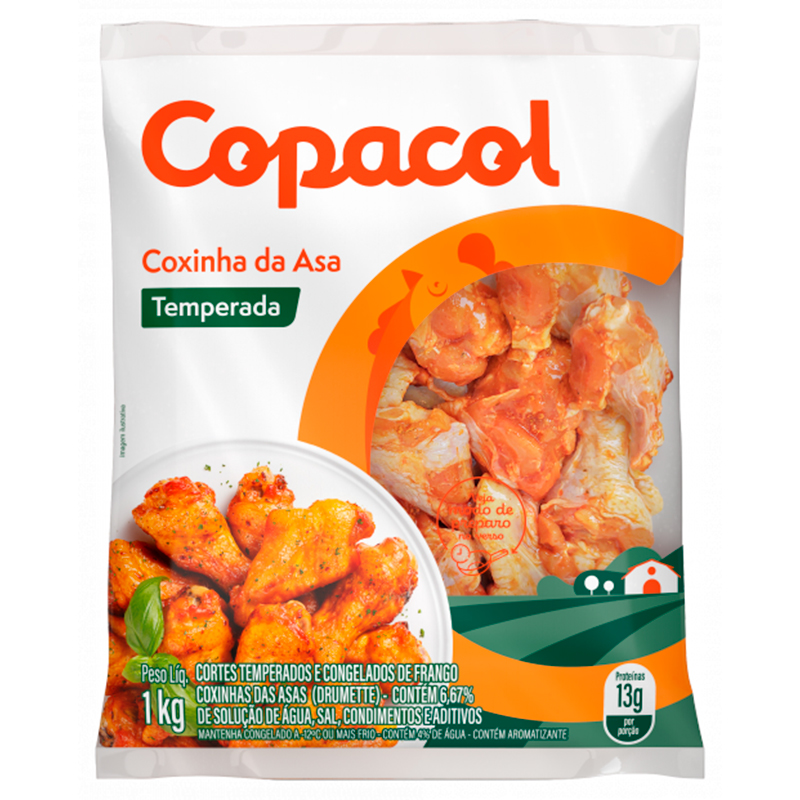Petisco Copacol de Frango Temporada Congelado