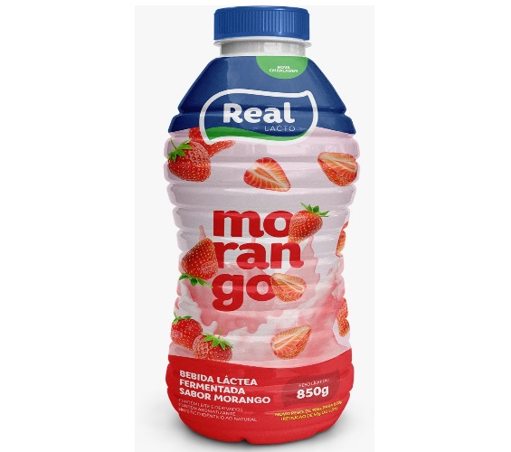 Bebida Láctea Real sabor Morango 800g