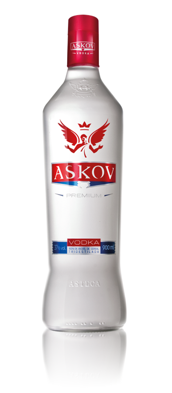 Vodka Tridestilada Askov Garrafa 900ml