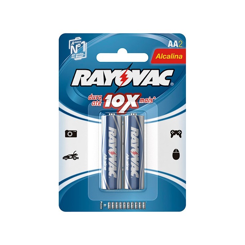Pilha RAYOVAC AA Alcalina 2UN