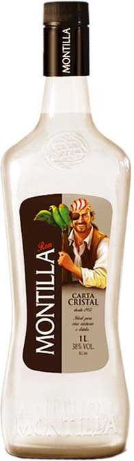 Rum Brasileiro Carta Cristal Montilla Garrafa 1l