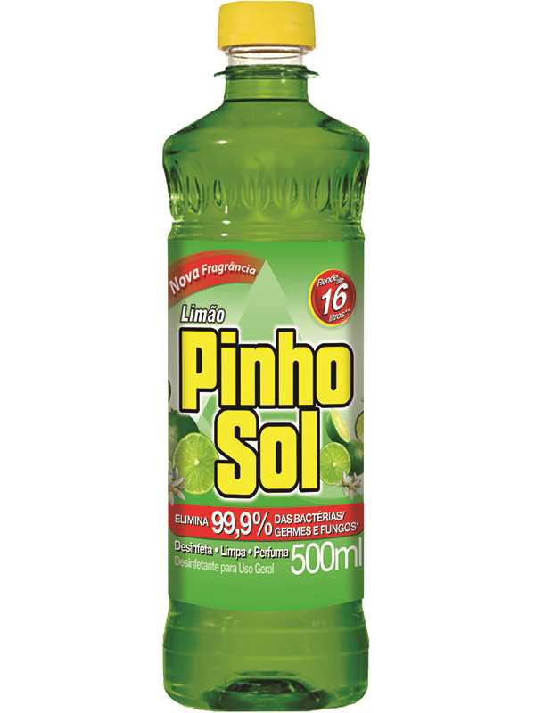 Desinfetante Uso Geral Limão Pinho Sol Frasco 500ml