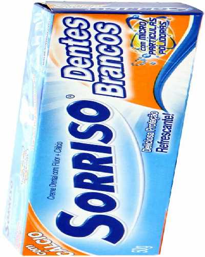 Creme Dental Whitening Sorriso Dentes Brancos Caixa 50g