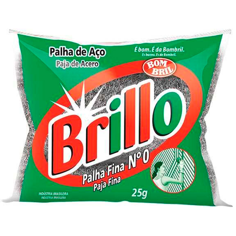 Esponja Aço Fina nº 0 Brillo 25g