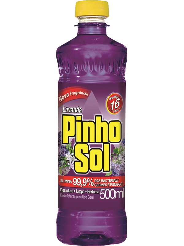 Desinfetante Uso Geral Lavanda Pinho Sol Frasco 500ml
