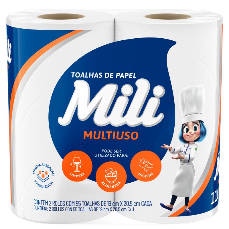 Toalha de Papel MILI 2UN