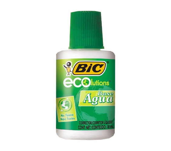 Corretivo Líquido Base de Água Bic Ecolutions 18ml