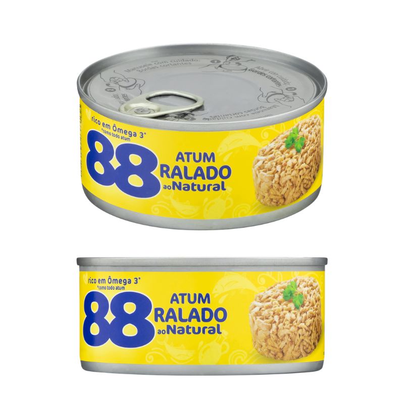 Atum Ralado ao Natural 88 Lata 140g