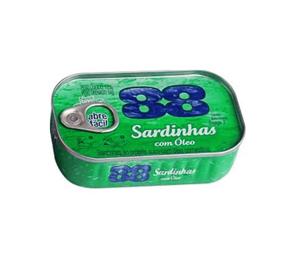 Sardinha com Óleo 88 Lata 84g