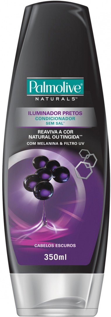 Condicionador Palmolive Naturals Iluminador Pretos Frasco 350ml