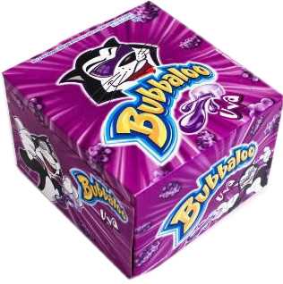 Chiclete Bubbaloo Rio com Recheio de Uva -1X60 UN