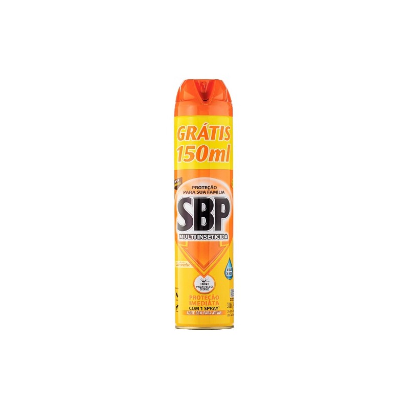 Multi-Inseticida Aerossol Óleo de Citronela SBP Frasco 450ml