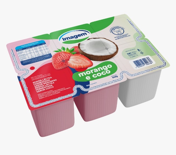 Bebida Láctea IMAGEM Morango/ Coco 540g