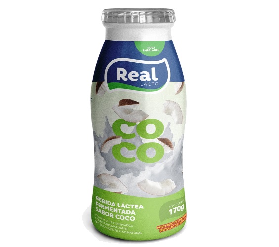 Iogurte Real sabor Coco Garrafa 180g