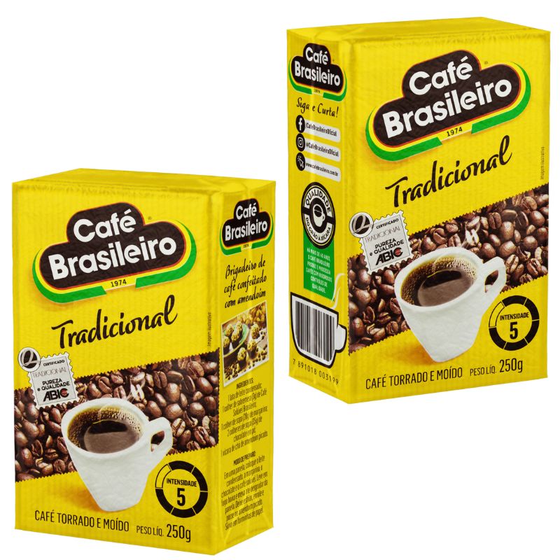 Café Brasileiro Vácuo Tradicional - 1x1 250g