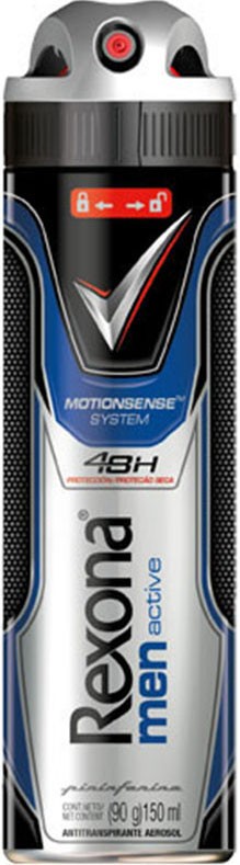 Antitranspirante Aerossol Active Dry Rexona Men Motionsense 150ml
