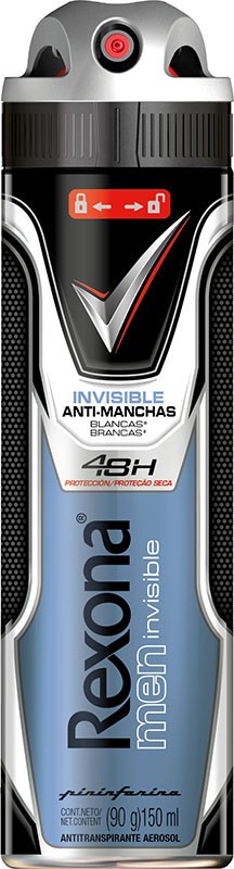 Antitranspirante Aerossol Invisible Rexona Men Motionsense 150ml