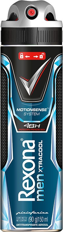 Antitranspirante Aerossol Xtracool Rexona Men Motionsense 150ml