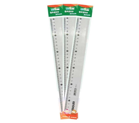 REGUA LEO&LEO PLAST 30CM