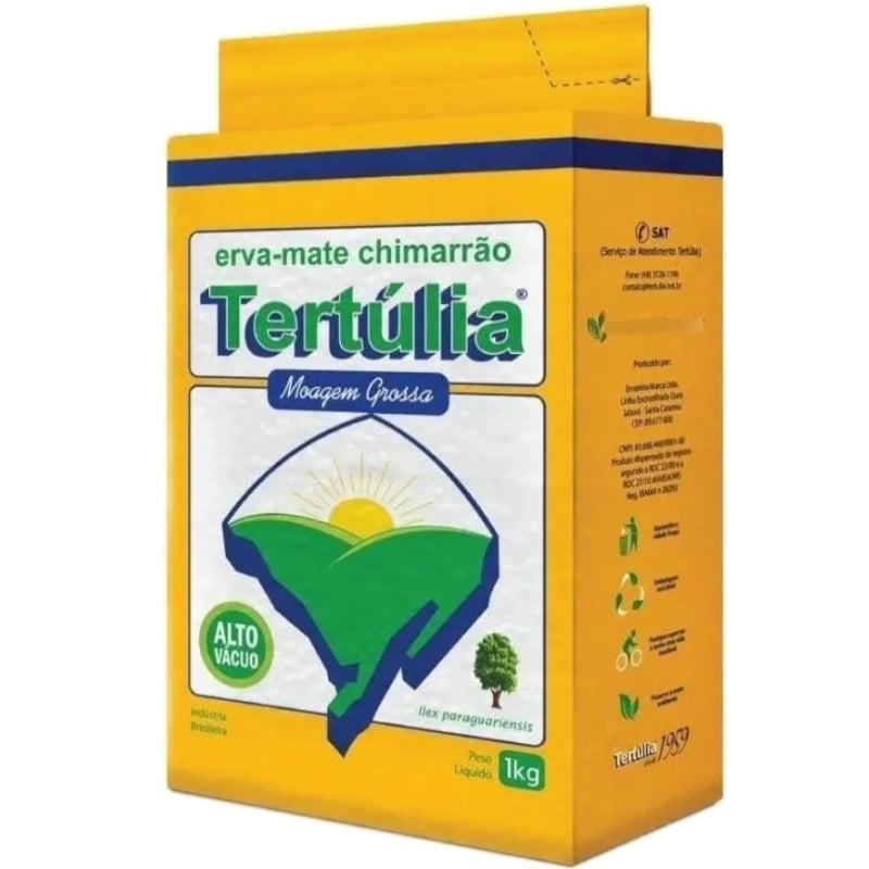 Erva Mate Chimarrão Tertúlia Alto Vácuo Moagem Grossa 1kg