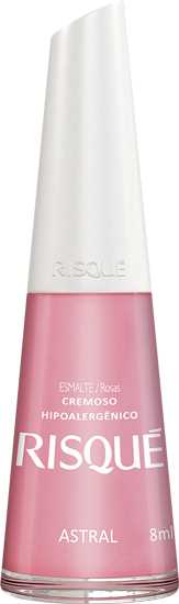 Esmalte Cremoso Astral Risqué Rosas 8ml