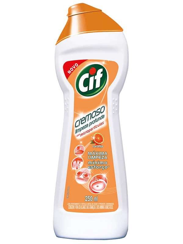 Saponáceo Cremoso Multiuso Laranja Cif Squeeze 250ml