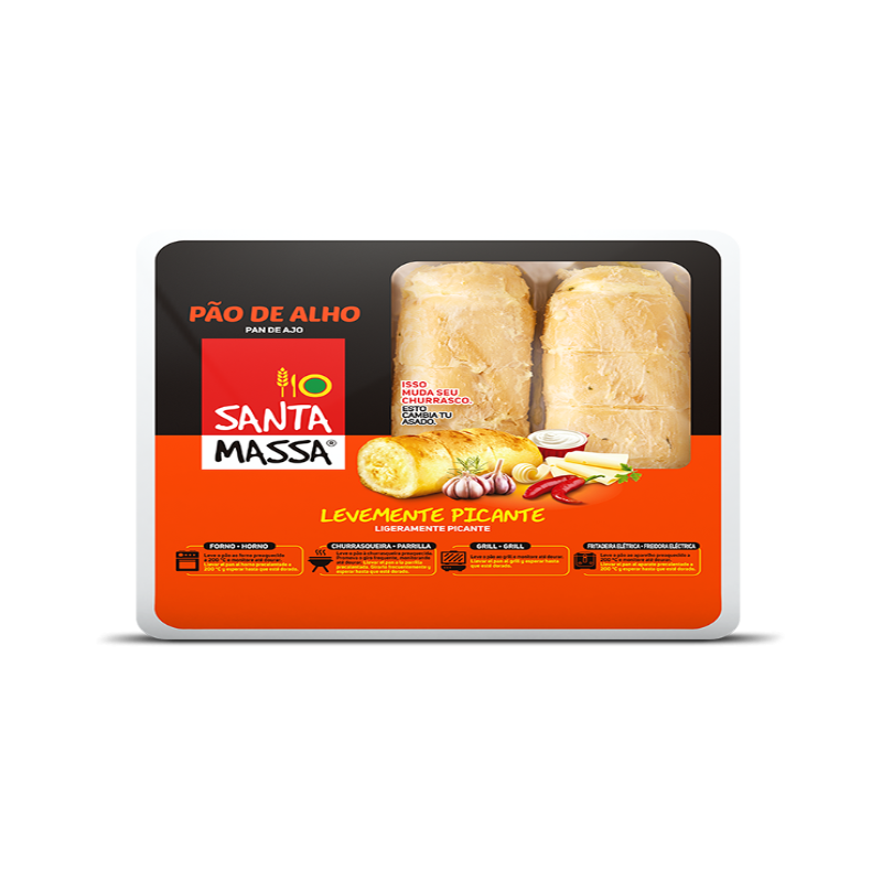 Pão de Alho Santa Massa Picante 400g