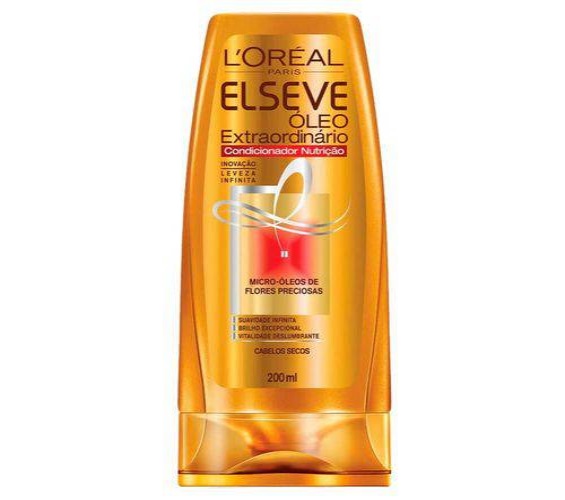 Condicionador L oréal Paris Elseve Óleo Extraordinário Nutrição Frasco 200ml