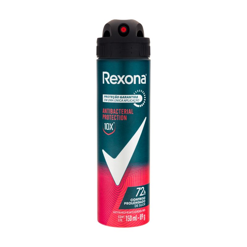 Antitranspirante Aerossol Antibacterial Protection Rexona Men Motionsense 150ml