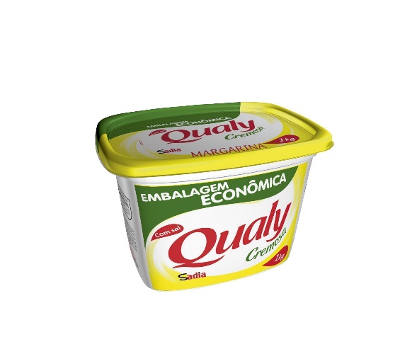 Margarina Qualy Vegetal Cremosa com Sal 1KG