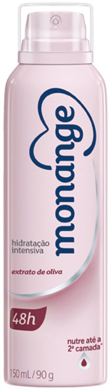 Antitranspirante Aerossol Hidratação Intensiva Monange 150ml