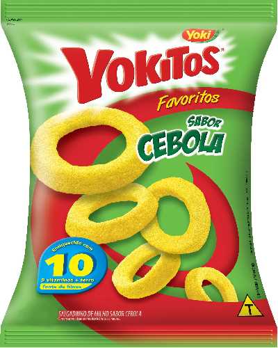 Salgadinho de Milho Anel Cebola Yoki Yokitos Pacote 108g