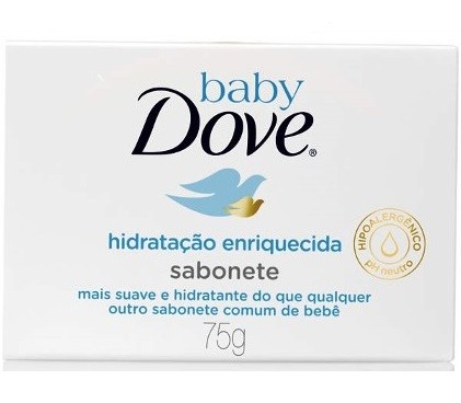 Sabonete em Barra Hidratação Enriquecida Dove Baby Caixa 75g