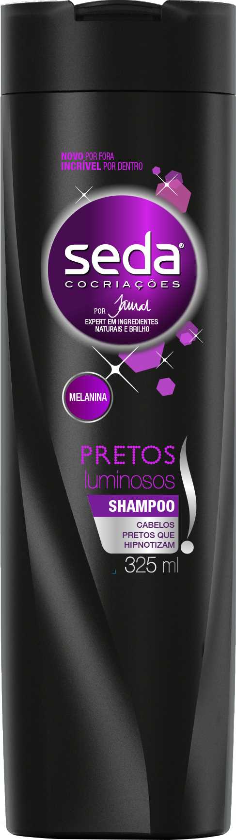 Shampoo Seda Cocriações Pretos Luminosos Frasco 325ml