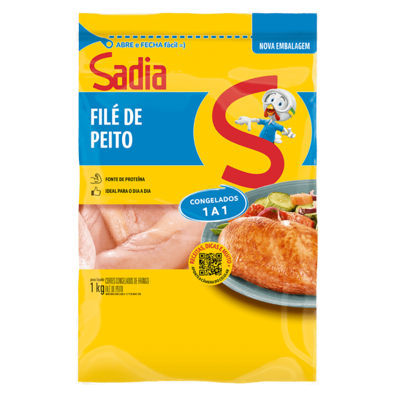 Filé de Peito de Frango SADIA Pacote 1kg